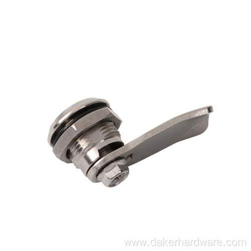 Tubular cylinder cam lock for industrial cabinets